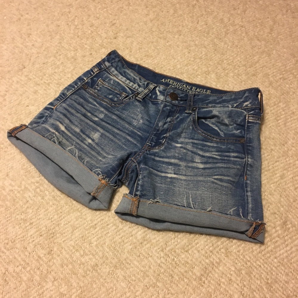 American Eagle Outfitters Light Wash Jean Shorts